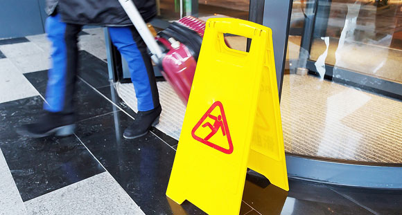 Safety at work - Don't let a slip or fall cripple your business